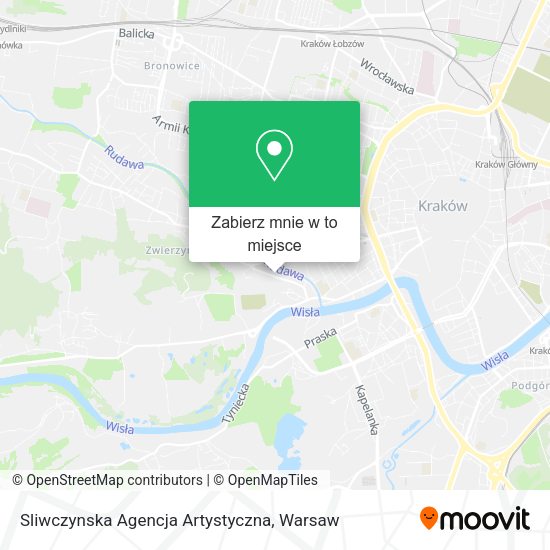 Mapa Sliwczynska Agencja Artystyczna