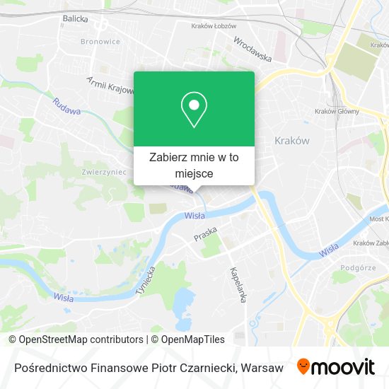 Mapa Pośrednictwo Finansowe Piotr Czarniecki