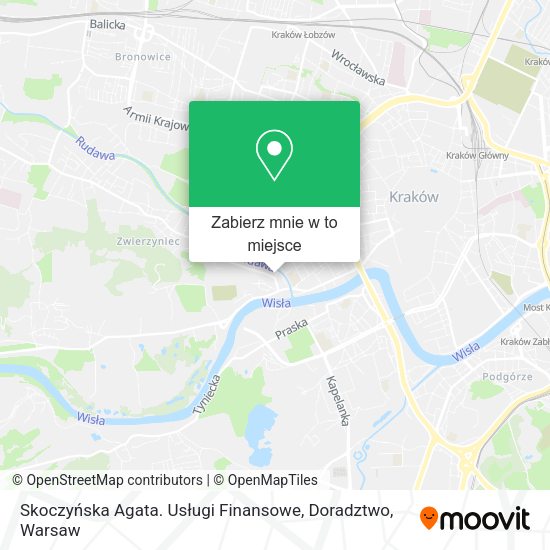 Mapa Skoczyńska Agata. Usługi Finansowe, Doradztwo