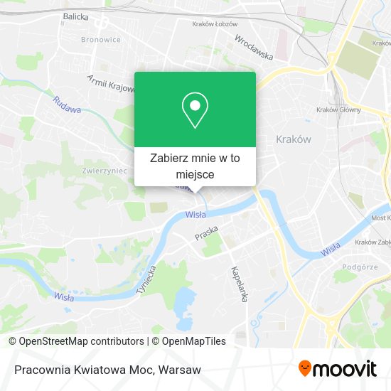 Mapa Pracownia Kwiatowa Moc