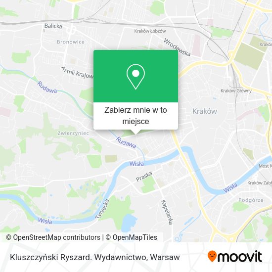 Mapa Kluszczyński Ryszard. Wydawnictwo