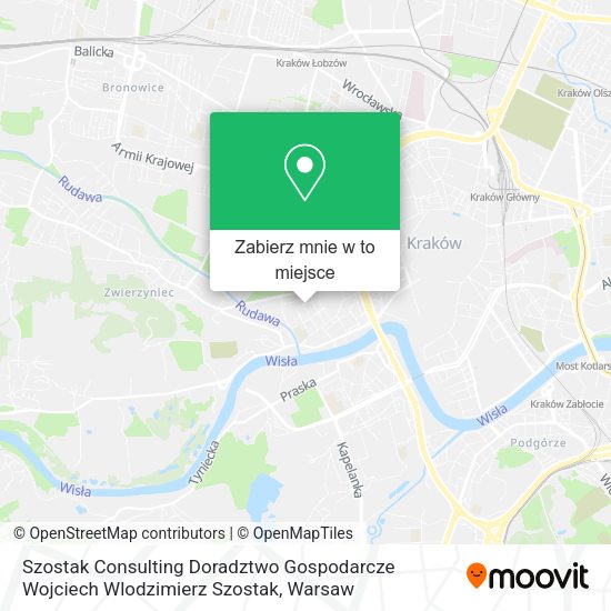 Mapa Szostak Consulting Doradztwo Gospodarcze Wojciech Wlodzimierz Szostak