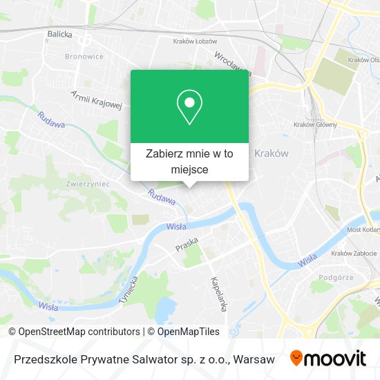 Mapa Przedszkole Prywatne Salwator sp. z o.o.