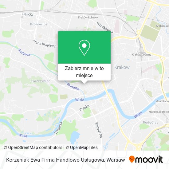 Mapa Korzeniak Ewa Firma Handlowo-Usługowa