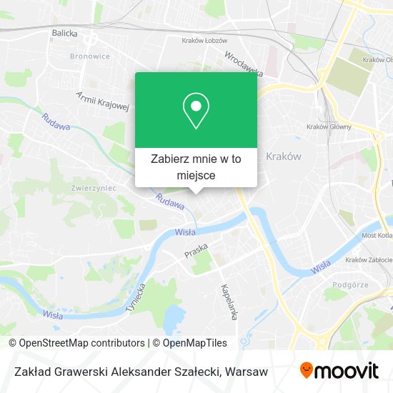 Mapa Zakład Grawerski Aleksander Szałecki