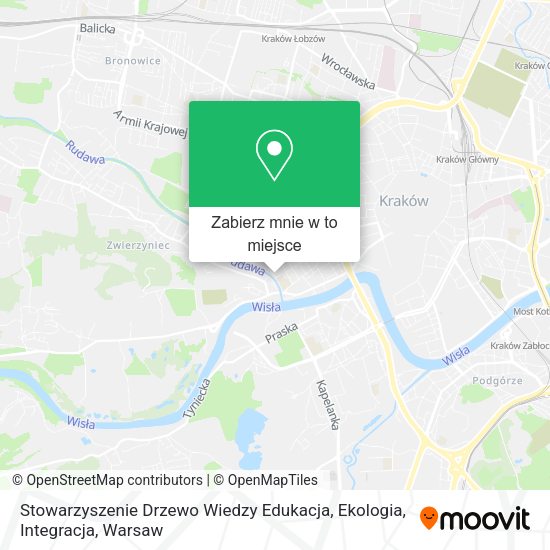 Mapa Stowarzyszenie Drzewo Wiedzy Edukacja, Ekologia, Integracja