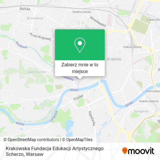 Mapa Krakowska Fundacja Edukacji Artystycznego Scherzo