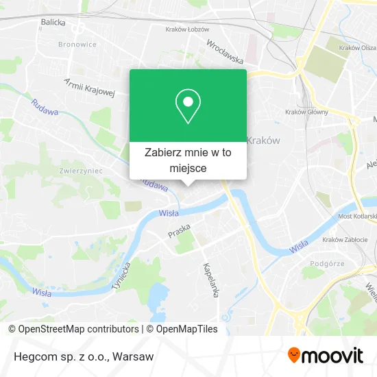 Mapa Hegcom sp. z o.o.
