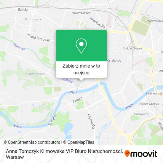 Mapa Anna Tomczyk Klimowska VIP Biuro Nieruchomości