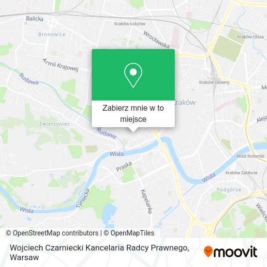 Mapa Wojciech Czarniecki Kancelaria Radcy Prawnego