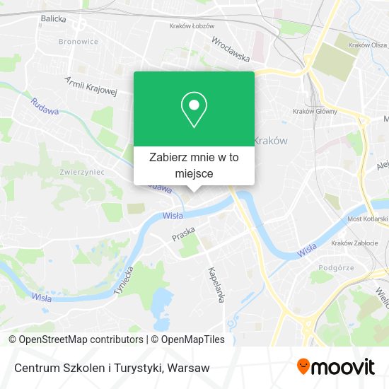 Mapa Centrum Szkolen i Turystyki