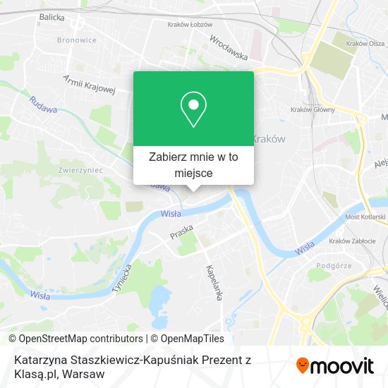 Mapa Katarzyna Staszkiewicz-Kapuśniak Prezent z Klasą.pl