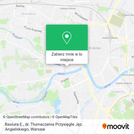 Mapa Basiura E., dr. Tłumaczenia Przysięgłe Jęz. Angielskiego