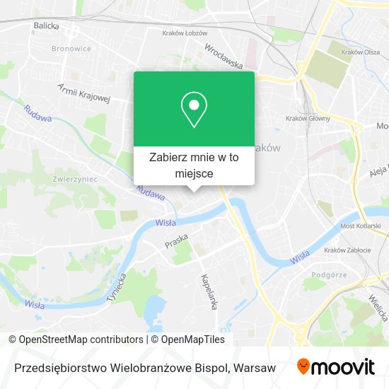 Mapa Przedsiębiorstwo Wielobranżowe Bispol