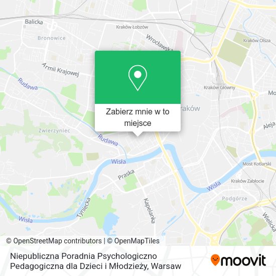 Mapa Niepubliczna Poradnia Psychologiczno Pedagogiczna dla Dzieci i Młodzieży