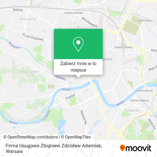 Mapa Firma Usugowa Zbigniew Zdzisław Adamiak