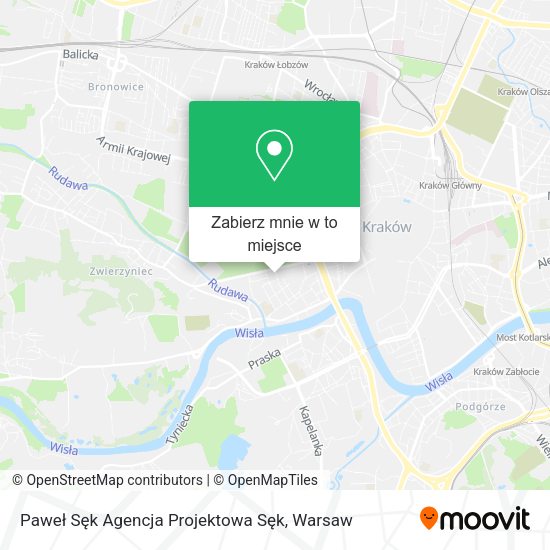 Mapa Paweł Sęk Agencja Projektowa Sęk