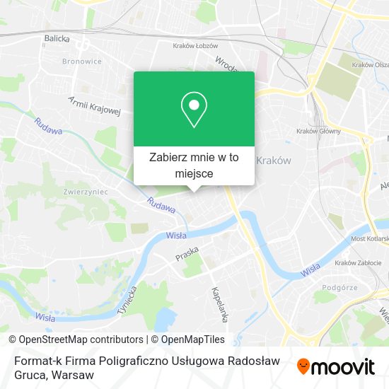 Mapa Format-k Firma Poligraficzno Usługowa Radosław Gruca