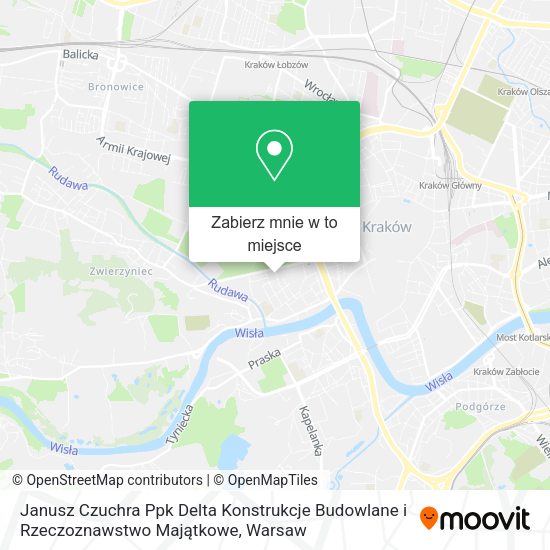 Mapa Janusz Czuchra Ppk Delta Konstrukcje Budowlane i Rzeczoznawstwo Majątkowe