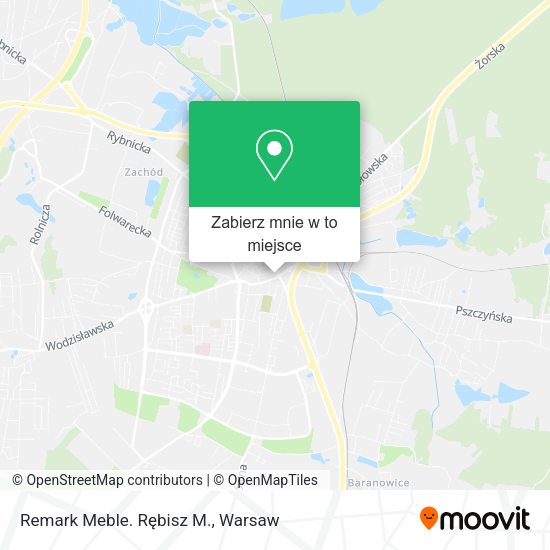 Mapa Remark Meble. Rębisz M.