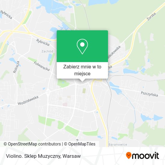 Mapa Violino. Sklep Muzyczny