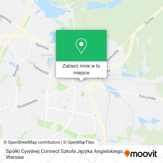 Mapa Spółki Cywilnej Connect Szkoła Języka Angielskiego