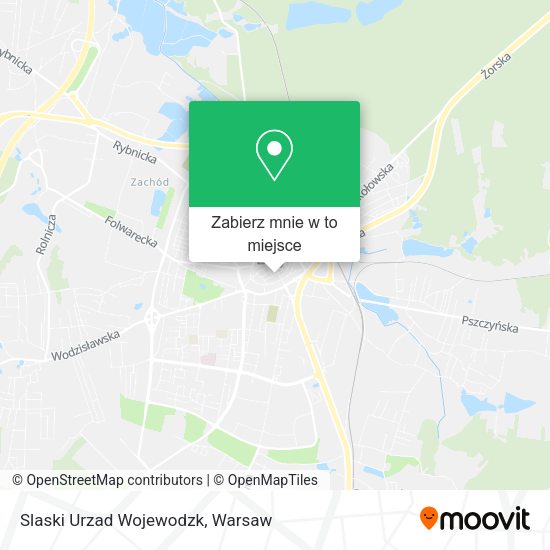 Mapa Slaski Urzad Wojewodzk