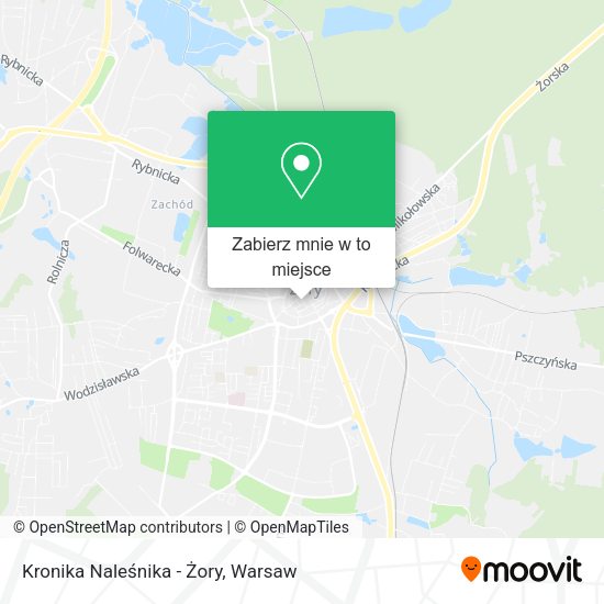 Mapa Kronika Naleśnika - Żory