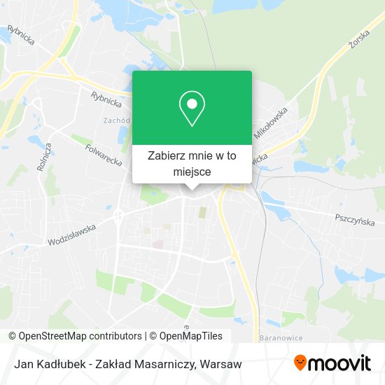 Mapa Jan Kadłubek - Zakład Masarniczy