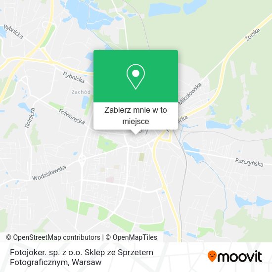 Mapa Fotojoker. sp. z o.o. Sklep ze Sprzetem Fotograficznym