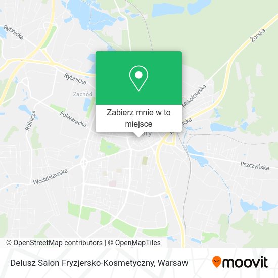 Mapa Delusz Salon Fryzjersko-Kosmetyczny