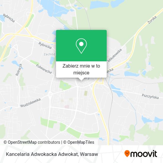 Mapa Kancelaria Adwokacka Adwokat