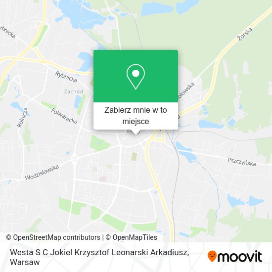 Mapa Westa S C Jokiel Krzysztof Leonarski Arkadiusz