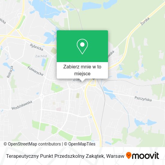 Mapa Terapeutyczny Punkt Przedszkolny Zakątek