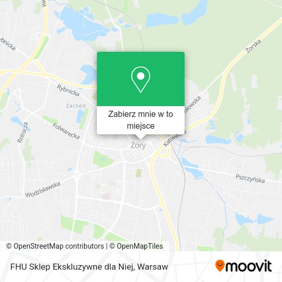 Mapa FHU Sklep Ekskluzywne dla Niej