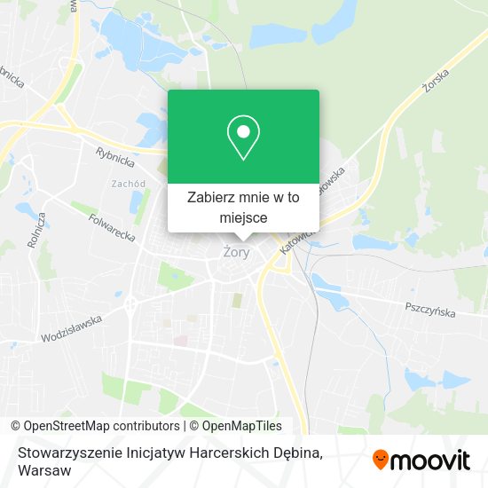 Mapa Stowarzyszenie Inicjatyw Harcerskich Dębina