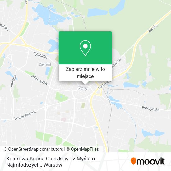 Mapa Kolorowa Kraina Ciuszków - z Myślą o Najmłodszych.