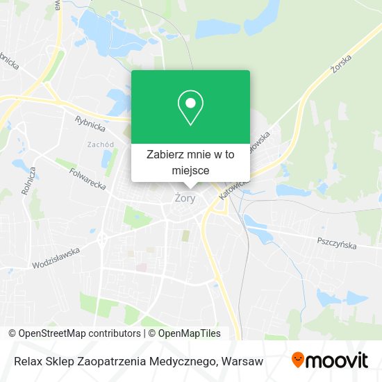 Mapa Relax Sklep Zaopatrzenia Medycznego