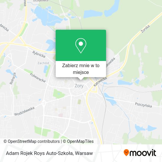 Mapa Adam Rojek Roys Auto-Szkoła