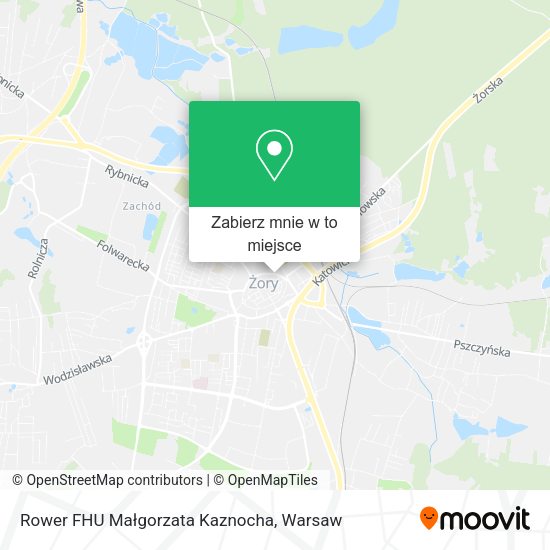 Mapa Rower FHU Małgorzata Kaznocha