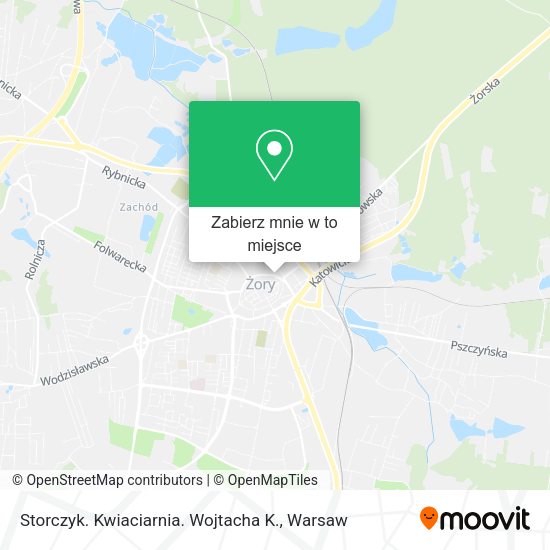 Mapa Storczyk. Kwiaciarnia. Wojtacha K.