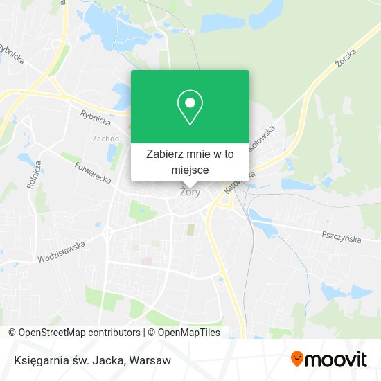 Mapa Księgarnia św. Jacka