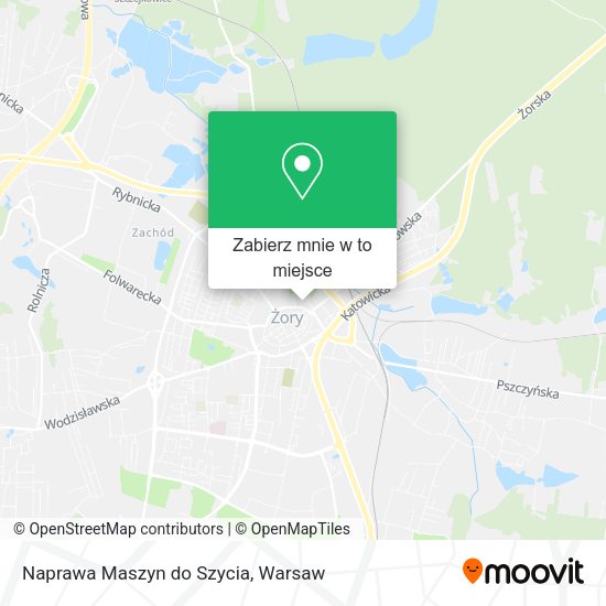 Mapa Naprawa Maszyn do Szycia