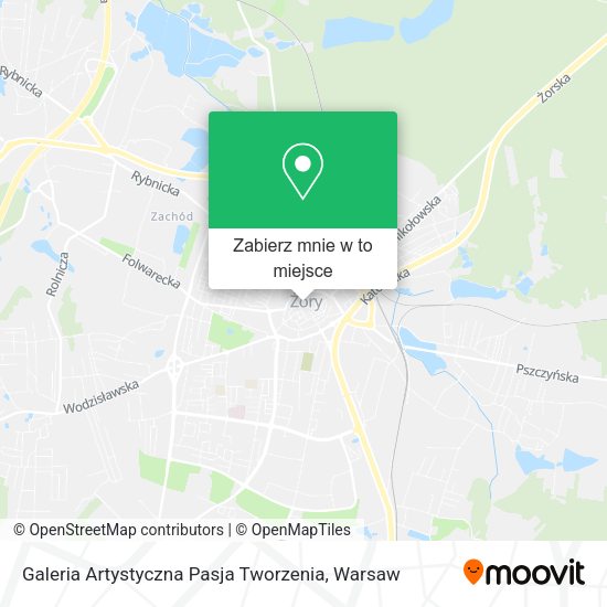 Mapa Galeria Artystyczna Pasja Tworzenia