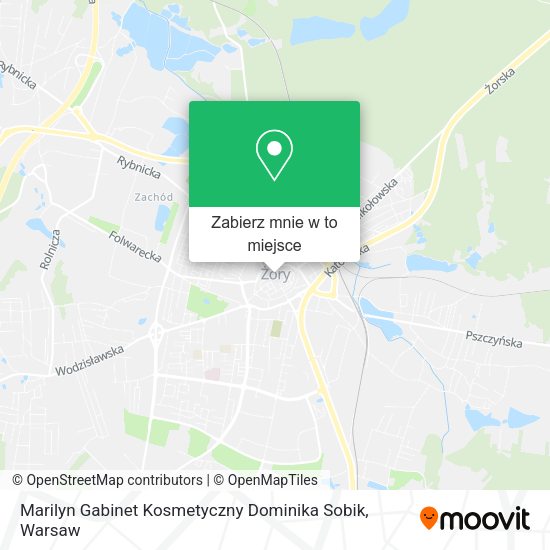 Mapa Marilyn Gabinet Kosmetyczny Dominika Sobik