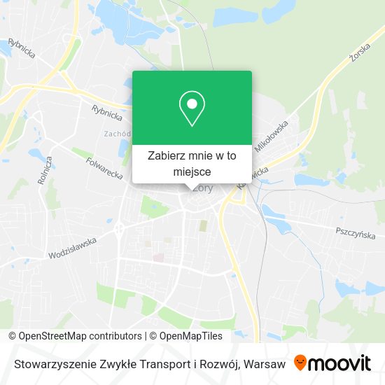 Mapa Stowarzyszenie Zwykłe Transport i Rozwój