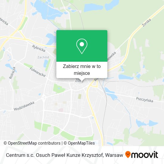 Mapa Centrum s.c. Osuch Paweł Kunze Krzysztof