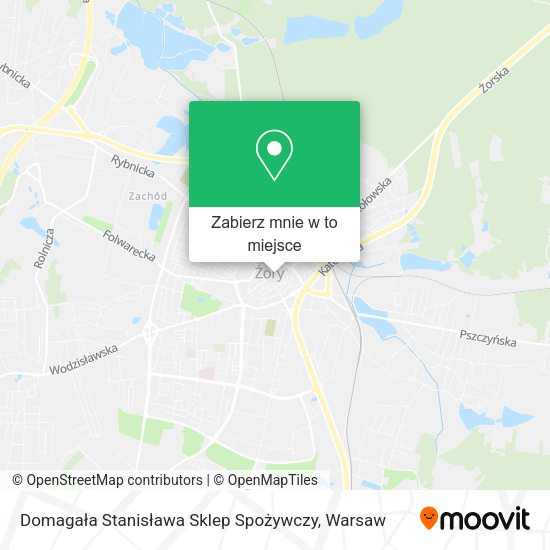 Mapa Domagała Stanisława Sklep Spożywczy