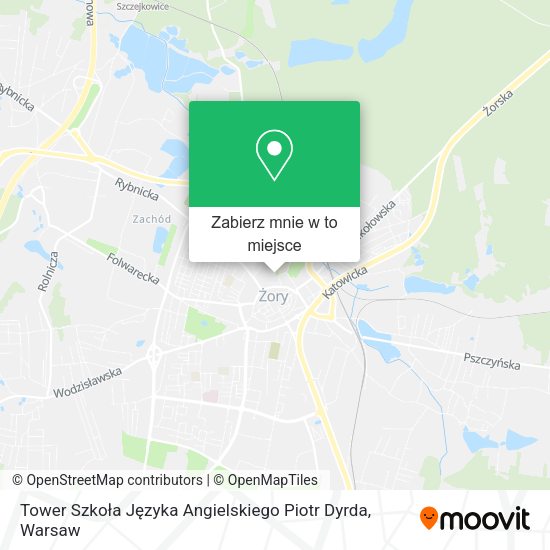 Mapa Tower Szkoła Języka Angielskiego Piotr Dyrda