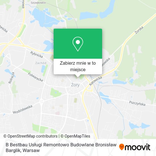 Mapa B Bestbau Usługi Remontowo Budowlane Bronisław Barglik